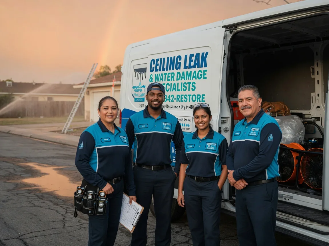 Ceiling Leak Cleanup company in Hammondsville, OH