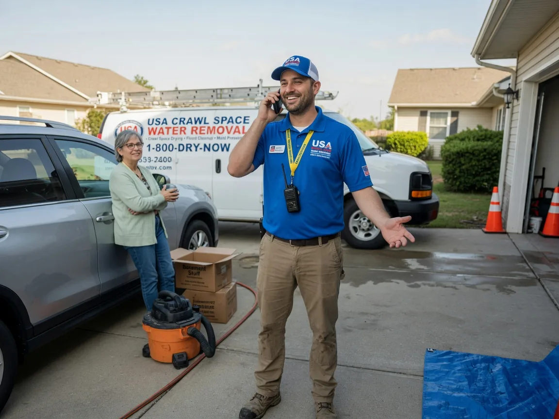 Crawl Space Water Removal Hammondsville, OH FAQs